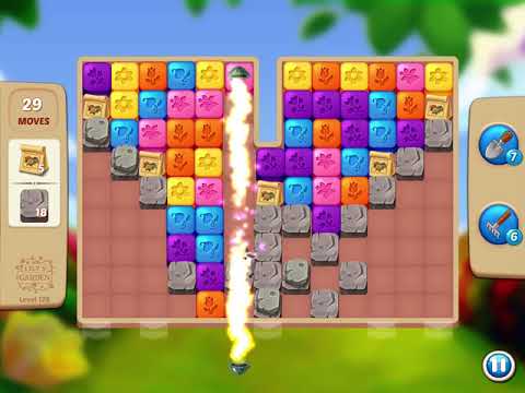 Lily’s Garden: Design & Relax - Day 6 - Level 128 -Hard Level- No Booster - FULL STORY - CaroGamesNL