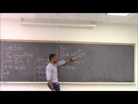 Math 212 RS2 Lecture 12 - The Comparison Tests; The p-Series Test; The Ratio and Root Tests