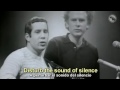 Simon & Garfunkel - The Sounds of Silence - Subtitulado Español & Inglés