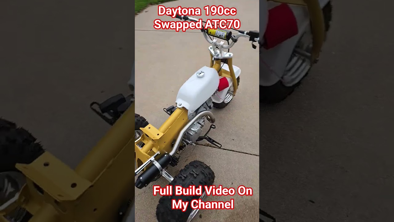 Honda ATC70 With Daytona 190 Swap #automobile #honda #atc #Daytona #build