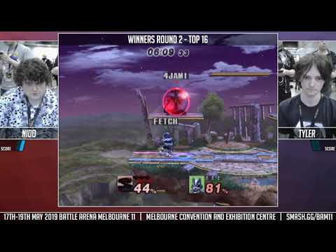 BAM11 PM Singles - Nido (Ness, R.O.B.) vs Tyler (Wolf) WR2