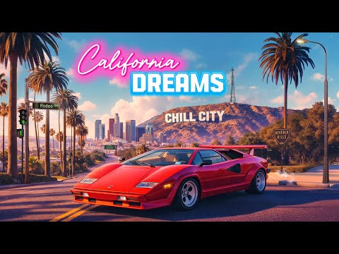 🌴 California Dreams | Cruising 1980s California | Retro 80s Electro-Funk, Synthwave & Retrowave Mix