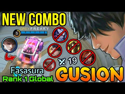New Instant Kill Wombo Combo Gusion ft Johnson - Top 1 Global Gusion by Fasasura - MLBB