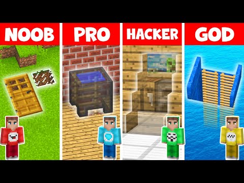 Unleashing New Secret Trap Base in Minecraft - Noob vs Pro