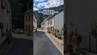 Esch-sur-Sûre: Where history meets the stunning landscapes of Luxembourg’s Ardennes. #travel #shorts