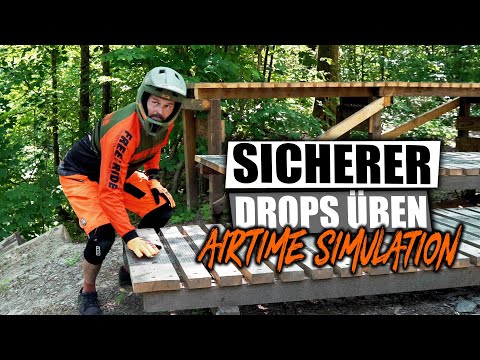 SICHER DROPS ÜBEN -  Airtime Simulation -  Mountainbike Fahrtechnik Flowtrail Siegen