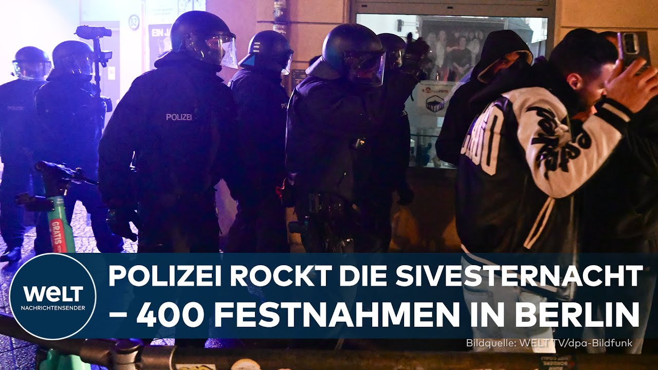 RANDALE UND TOTE: Silvesternacht ‒ Polizei greift in Berlin durch und Bielefeld sterben 2 Jungs
