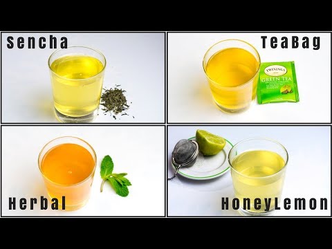 Green Tea Recipe 4 Ways | How to Make Great Tea at Home | Green T