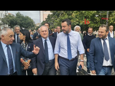 Salvini a Campobasso: “Nessun miracolo, ma più lavoro e più sicurezza per tutti”