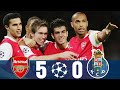 UCL 2009 • Arsenal Vs Porto FC 5-0 All Goals And Highlights • Champions League 2009/10