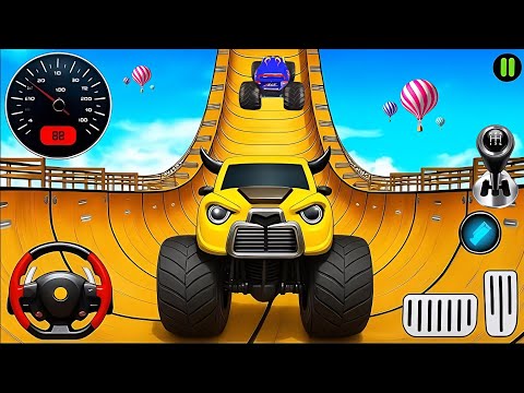 Monster Truck Mega Ramp Impossible Driver - Mega Ramp Car Stunt Master Simulator -Android Gameplay12