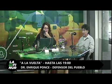 Enrique Ponce, Defensor del Pueblo de San Luis. en Radio Lafinur 25/4/2024