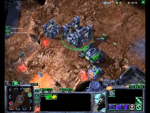 Hellion Rushed! Terran TvT 1v1 - StarCraft 2 Heart of The Swarm Beta (Antigua Shipyard - Loss)