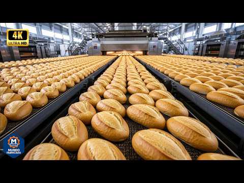 Você não imagina como o PÃO FRANCÊS é feito na indústria | Mundo Fabricado
