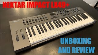 Video thumbnail for Nektar Impact LX49 + Unboxing and quick test. by Danboarding