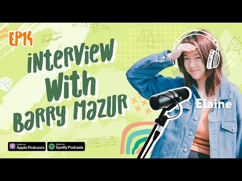 EP14 Interview with Barry Mazur | Math Infinity Podcast🔢✨ #BarryMazur