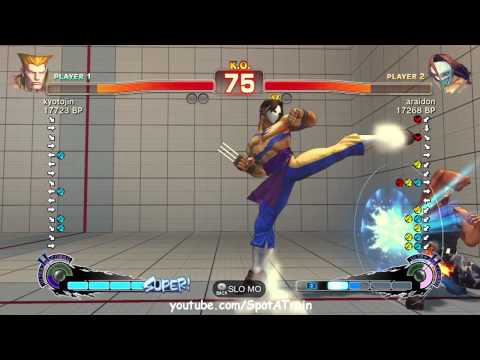 SSF4 - kyotojin (Guile) vs. araidon (Vega/Claw) - Request!