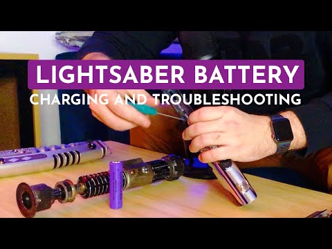 How to charge a lightsaber (Xenopixel v2 / RGBx) and troubleshooting batteries