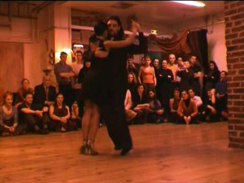  Javier Rodriguez  and  Geraldine Rojas  are  dancing  to  the  tango  "  Humillacion  "