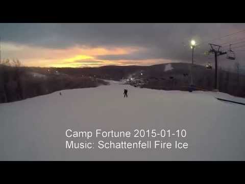 Ski at Sunset 2015-01-10