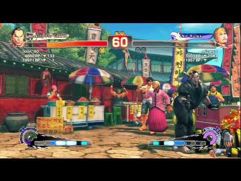Ixion_90 (Dan) Vs mizanur (Cody) SSF4 AE Ranked Matches - PSN