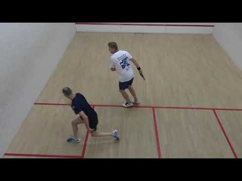 UK Racketball Open O50 semi Rob Hambrook v Jason Fearn