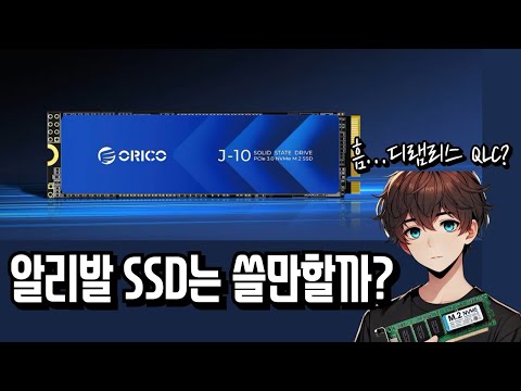 알리발 SSD, ORICO J-10 NVMe M.2 SSD는 쓸만할까?