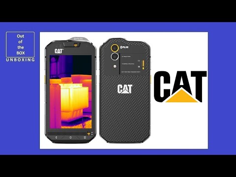 CAT PHONE S60 Waterproof Smartphone GSM Dual SIM 32 GB Integrated FLIR Camera UNBOXING CS60SUBUSAUN