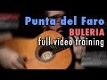 Punta del Faro (Buleria) by Paco de Lucia - Full Training - See Description