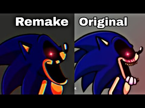 Sonic.exe All Laughs Remake vs Remake?! DC2 ANIMATIONS Comparison