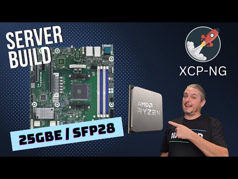 Asrock Ryzen 9 XCP-NG Virtualization Server Build With 25GB