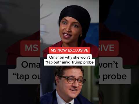 MS NOW EXCLUSIVE: Omar on why she won't 'tap out' amid Trump probe