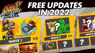 Up to 6 FREE Characters Coming to Mario Strikers Battle This Year in 3 DLC Waves!