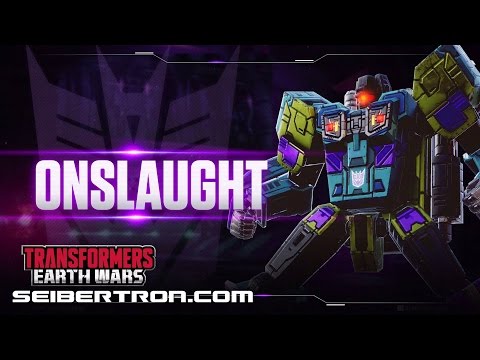 ONSLAUGHT Character Spotlight video and demo Transformers: Earth Wars