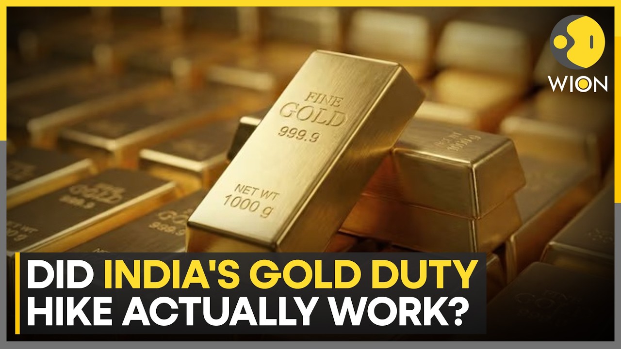 India's Gold Imports Crash 70% After Duty Shock | WION News
