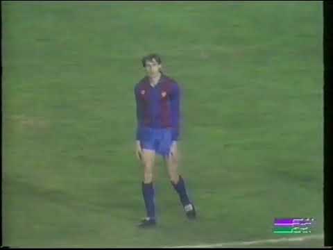 FC Barcelona 4-0 Sevilla FC 1988/1989 LA LIGA EN CAMP NOU 11/01/1989