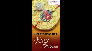 Learn How to Make a Rakhi, Easily from Your Home! #shorts