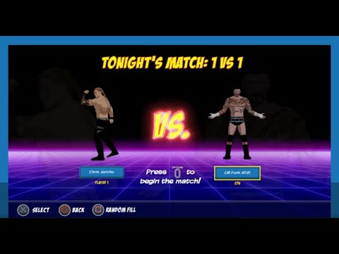 Action Arcade Wrestling CHRIS JERICHO VS CM PUNK