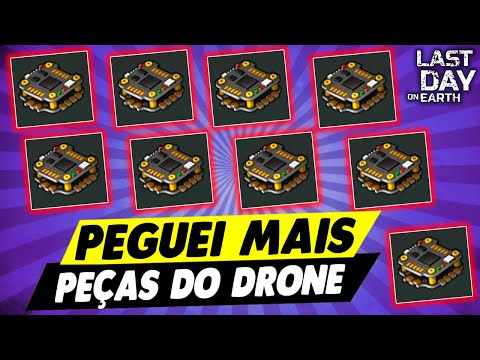 CORRE E PEGUEI MAIS PEÇAS DO DRONE - Last Day On Earth