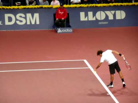 Swiss Indoors Basel 2008 Point Federer VS Bolelli
