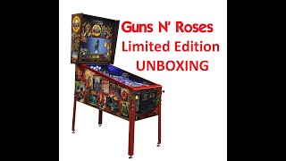 Guns N Roses LE Pinball Unboxing