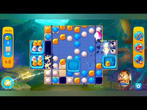 Fishdom, 10430 level,no Booster - 10430 уровень, прохождение без бустеров.