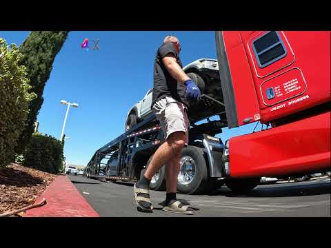 MY FIRST TIME LOADING 7 Car Trailer Miller