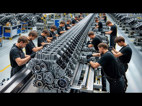 How Germany Produces Millions of Mercedes AMG Engines   Production Process