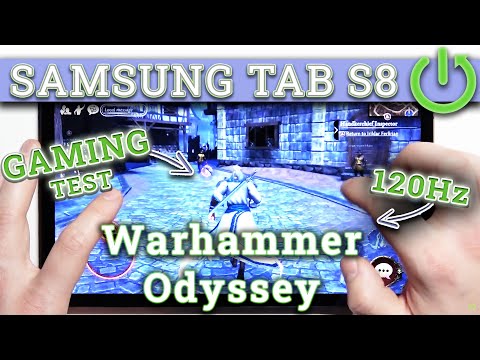 Samsung Galaxy 🌌 TAB S8 - Warhammer Odyssey | Gaming TEST | 120Hz Display | Screen Rec.