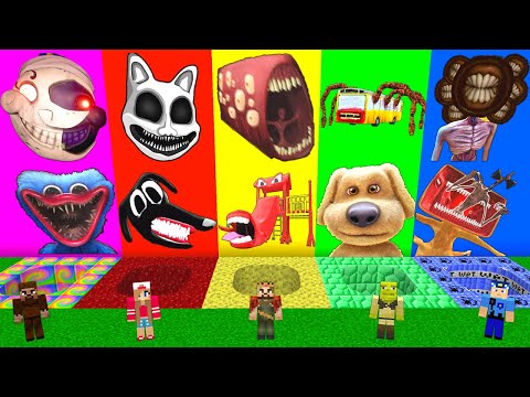 IF YOU CHOOSE THE WRONG MYSTERIOUS CAVE, YOU WILL DIE! 😱 - Minecraft