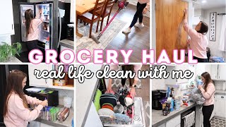 GROCERY HAUL AND WHOLE HOUSE CLEAN WITH ME