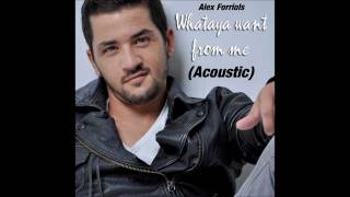 Adam Lambert - Whataya want from me (acoustic) [Cover Alex Forriols]