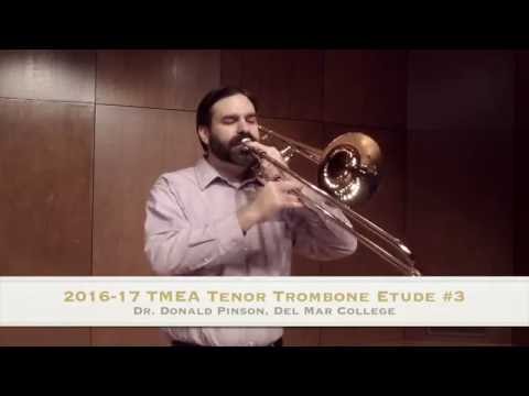 2016-2017 TMEA All-State Tenor Trombone Etude #3