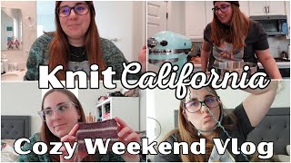 cozy self-love weekend vlog - Knit California